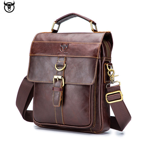 Business Men's Genuine Leather Shouder bag  Bags High Quality Messenger Bag For Man Fashion Causal Crossbody Official handbag ► Photo 1/6