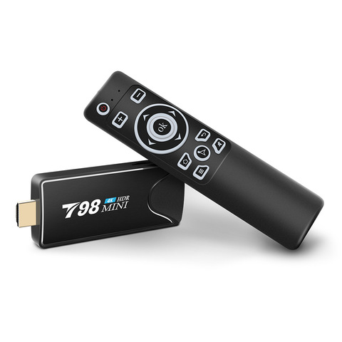 Android 10 TV stick T98mini TV box 2GB 16GB 2.4/5G WIFI BT4.2 RK3318 Quad Core Smart Tv Box Google Play store DLNA TV Stick 4k ► Photo 1/6