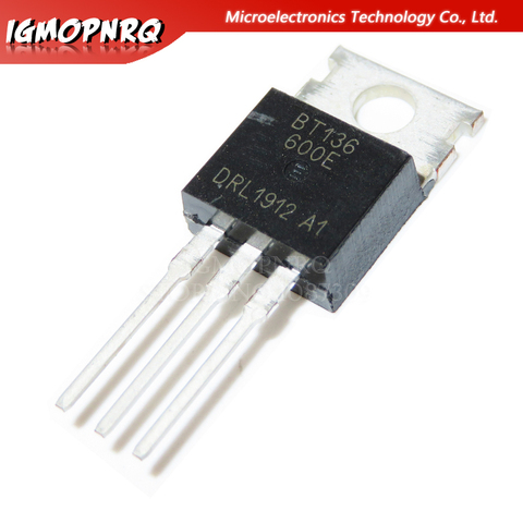 10pcs BT136-600E BT136 BT136-600 600V 4A Triacs RAIL TRIAC TO-220 new original ► Photo 1/1