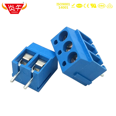 KF300 5.0 2P 3P PCB UNIVERSAL SCREW TERMINAL BLOCKS BLUE PLASTIC HEIGHT 12.5mm DG300 5.0mm PITCH 2PIN 3PIN CAN BE COMBINED ► Photo 1/6