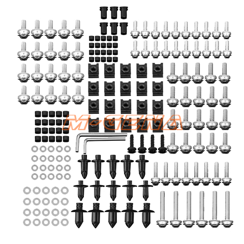 186 PCS Motorcycle Accessories Aluminum Fairing Bolt Screws Kit Fit For BMW R1200S R1200ST R1150RT F650CS R1100S R1150R S1000RR ► Photo 1/6