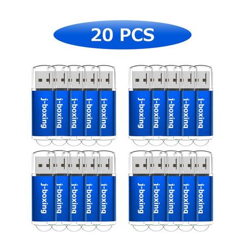 J-boxing 20PCS 8GB USB Flash Drive 128MB Rectangle Flash Pen Drive 2GB USB Memory Stick for Computer Laptop Tablets Mac 4GB 32GB ► Photo 1/6