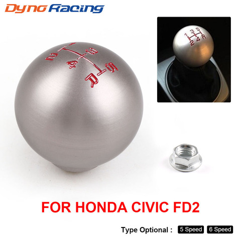 Universal Racing 5 Speed/6 Speed Gear Shift Knob Manual Automatic Titanium Ball Shape M10*1.5 Shift Knob Shift Lever For Honda ► Photo 1/6