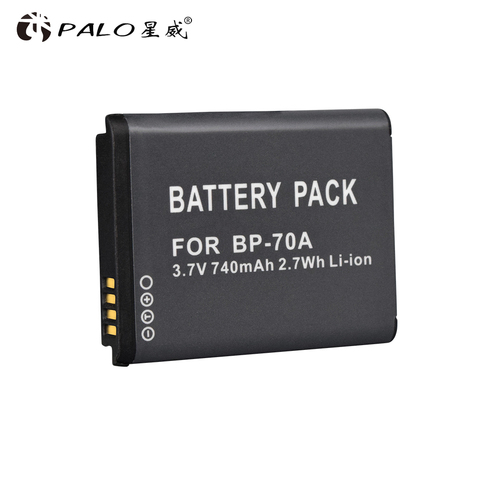 BP-70A EA-BP70A BP70A IABP70A battery for SAMSUNG AQ100, DV150F, ES65, ES67, ES70, ES71, ES73, ES74, ES75, ES80,PL80 ES70 SL630 ► Photo 1/6