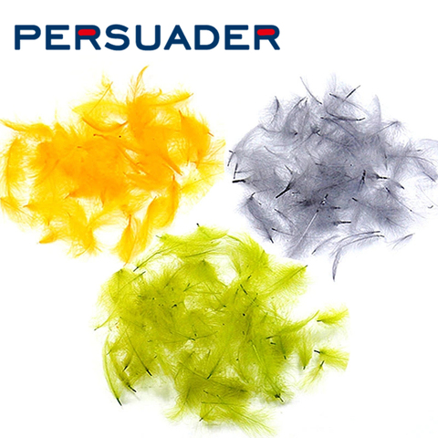 PERSUADER 8optional colors CDC waterproof feather for fly tying flies Cul De canard/butt duck indumentum dry fly bait materials ► Photo 1/6