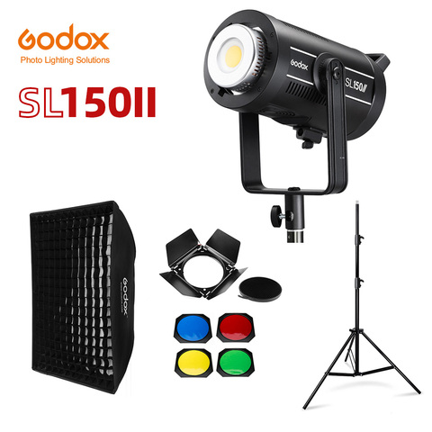 Godox SL150II SL-150W II LED Video Light 150W Bowens Mount Daylight Balanced 5600K 2.4G Wireless X Systemfor Interview ► Photo 1/6