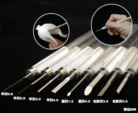 For Model Making Tools Gundom Transformation Tool Accessories All Metal Carving Knife ► Photo 1/3