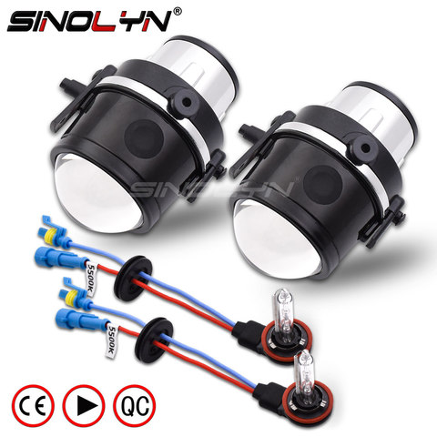 Sinolyn Fog Light PTF Tuning For Mazda 6/CX7/CX5/Mazda 3 Lens H11 H8 H9 LED HID Bulb Bixenon Projector Car Lights Accessories ► Photo 1/6