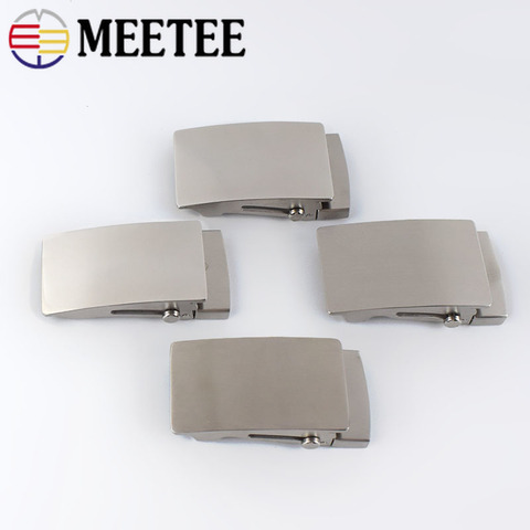 Meetee 1pc 36mm/39mm Stainless Steel Roller Toothless Men Belt Buckle Automatic Buckles Head DIY Casual Fashion Belts Accessory ► Photo 1/6