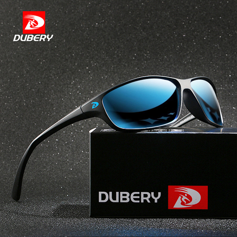 NEW 2022 DUBERY Polarized Sunglasses Men Super Light Eyeglasses Frame Sun Glasses Outdoor Travel Male UV400 Lens Goggles H28 ► Photo 1/6