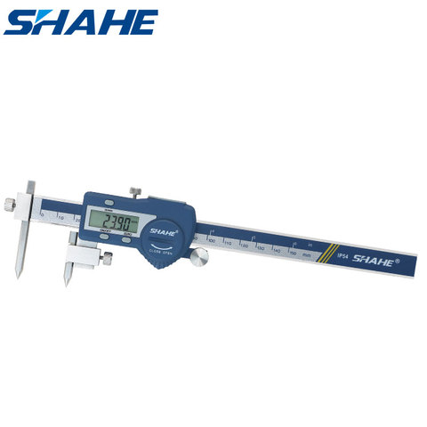 stainless steel electronic digital vernier caliper 5-150 mm digital center distance caliper paquimetro digital micrometer ► Photo 1/6