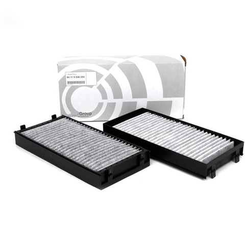 64119248294 2Pcs Cabin Air Filter For BMW E70 X5 E71 X6 F01 F02 F07 F10 Activated Carbon ABS original 64319945586 ► Photo 1/4