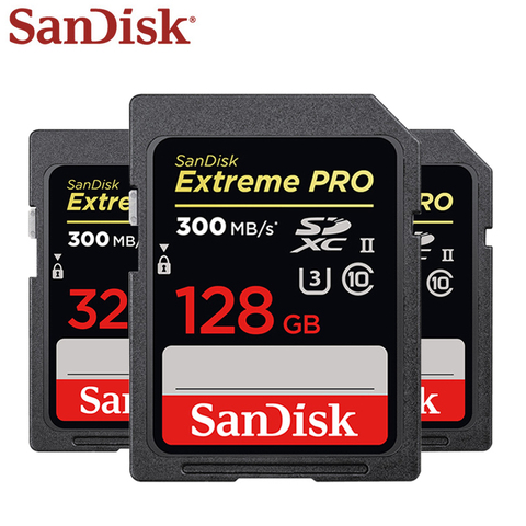 SanDisk Extreme Pro/Ultra Memory Card 32GB 64GB 128GB U3/U1 SD Card 256GB 16GB Flash Card SD Memory SDXC SDHC SD Card for camera ► Photo 1/6