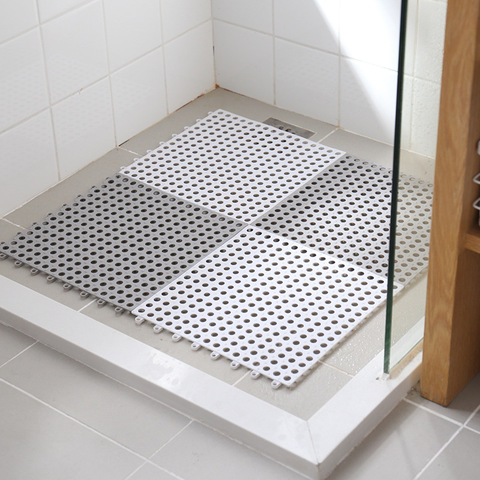 Anti slip pvc bath mats with sucker 30X30cm massage carpet Floor Rug for WC Shower Room Kitchen Drain Feet Pad table cup mat ► Photo 1/6
