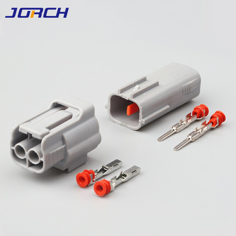 5 sets 2 Pin DL Sealed Series 2.3mm(090) Waterproof Male Female Connectors 6195-0006 6195-0003 ► Photo 1/4
