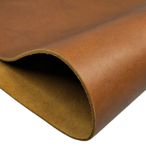 Full Grain Cowhide Leather Tanned Leather Piece 2.0mm Thick