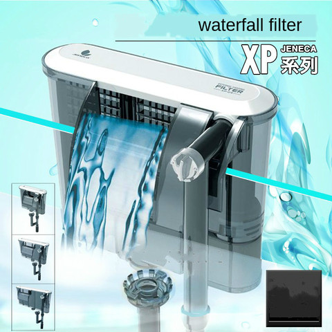 Aquarium Filter Accessories Air Pump Waterfall Aquarium Filter Tank External Wall-mountable Oil Film Processing Fish Tank pump ► Photo 1/6