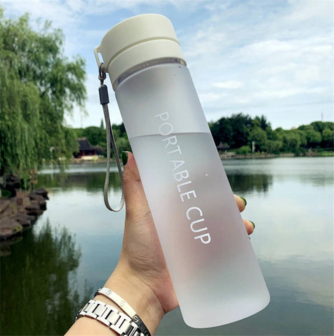 600/800ML BPA Free Leak Proof Water bottle Portable Sports Climbing Hiking  Direct Drinking Bottle ► Photo 1/6