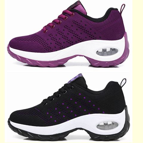 2022 breathable shoes women Sports Air Sole Running Shoes Sneakers Outdoor Walking Jogging Trainers Flying Weaving Leisure Shoes ► Photo 1/6