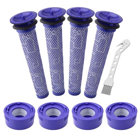 8 Pack Pre-Filters and 2 Pack HEPA Post-Filters Replacements Compatible Dyson V8 and V7 Cordless Vacuum Cleaners ► Photo 1/6