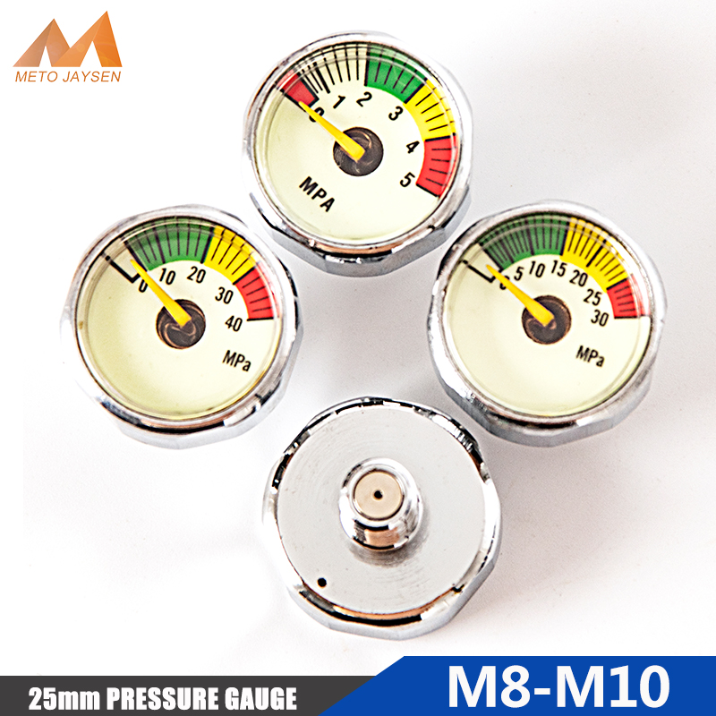 Pressure Guague Micro Mini Gauge Manometer for Paintball PCP Air Rifle 30mpa M8 