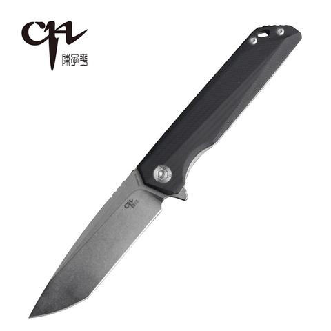 CH 3507 G10 Handle Material Extended Tanto Blade Folding Outdoor Hunting Self Defense Knife Flipper EDC Hot sale ► Photo 1/6