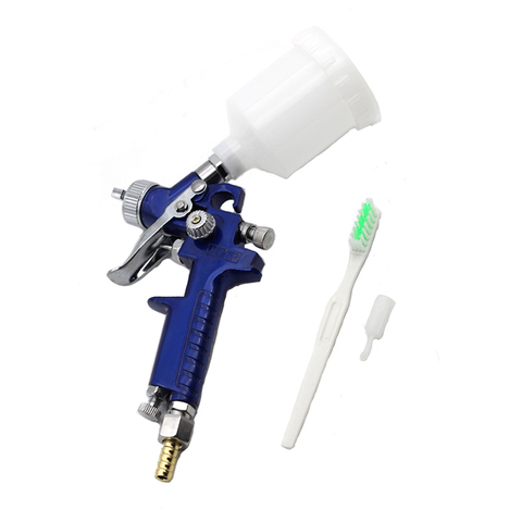 Mini Air Paint Spray Gun Airbrush HVLP Spray Gun for Painting Car Aerograph Air Brush 0.8MM/1.0MM Nozzle ► Photo 1/6