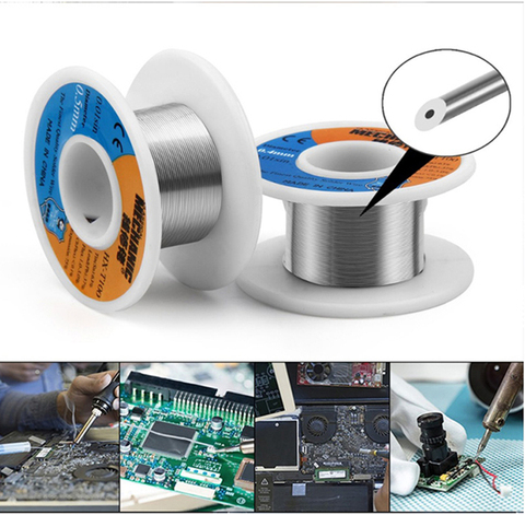 High Purity 55g Rosin Core Solder Wire 0.3/0.4/0.5/0.6mm Leaded Low Melting Point Soldering Tin BGA Welding Tools ► Photo 1/5