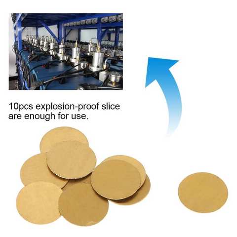 10Pcs/Set Brass Explosion-proof Slice Rupture Disc for YONGHENG Air Compressor Pump Compressor Disk ► Photo 1/6