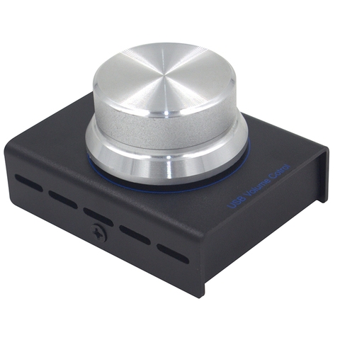 Usb Volume Control, Lossless Pc Computer Speaker o Volume Controller Knob, Adjuster Digital Control With One Key Mute Functi ► Photo 1/6