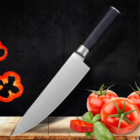 ultra-sharp professional chef knife 8inch stainless steel with wooden handle japanese kitchen knives ► Photo 1/6