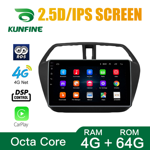 Car Radio For Suzuki Scross 2014-2017 Octa Core Android 10.0 Car DVD GPS Navigation Multimedia Player Deckless Car Stereo Radio ► Photo 1/6