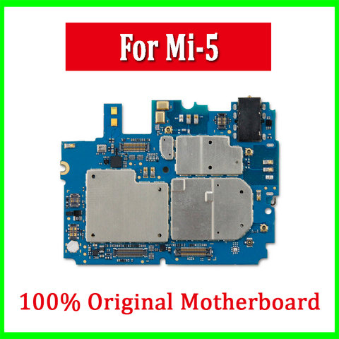 Free Shipping Original Unlocked Motherboard For Xiaomi 5 Mi 5 Mi5 M5  Logic Board With Full Chips Mainboard ► Photo 1/1