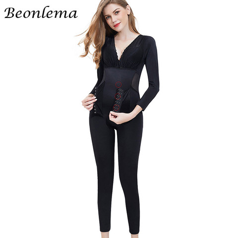 Zysk Women Sexy Lingerie Slimming Underwear 100% High Quality Waist Trainer  Body Shaper Postpartum Bodysuits Plus Size 3xl Black