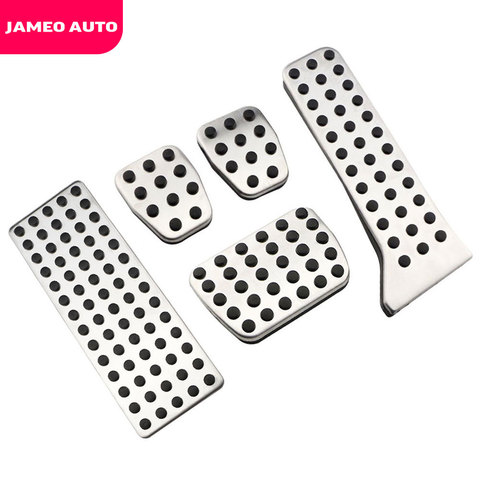 Jameo Auto Stainless Steel Car Pedal Pad Car Rest Foot Pedals Cover for Mazda 3 6 MK3 MK6 2014 2015 CX-5 Axela Atenza LHD Parts ► Photo 1/6