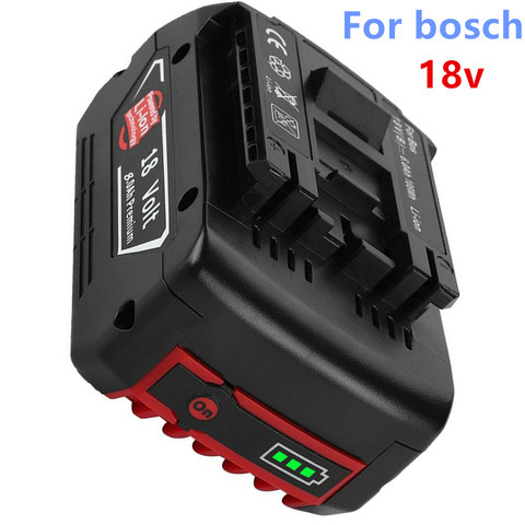 100%Original18V 6.0/8.0/10ah rechargeable lithium ion battery for Bosch 18V 6.0A backup battery portable replacement BAT609 ► Photo 1/6