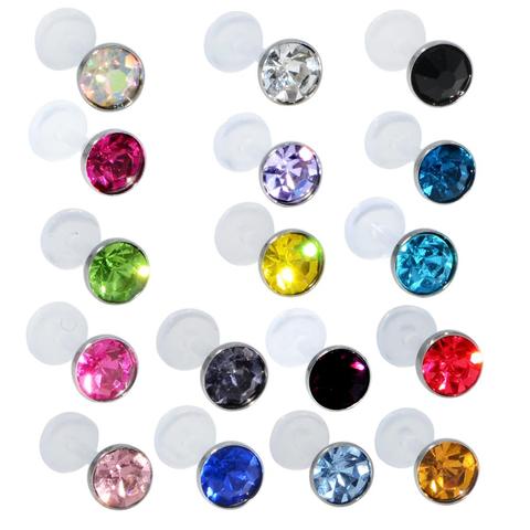 1pcs Bioflex Flexible PTFE Labret Stud CZ Gem Crystal Press Fit Ear Tragus Cartilage Helix Earrings New Body Piercing Jewelry ► Photo 1/6