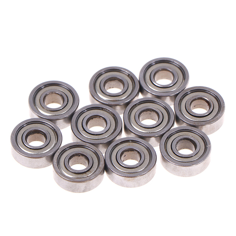 10pcs 5*14*5mm Deep Groove Spherical Carbon Steel Miniature Bearings 605ZZ Low Speed Bearing ► Photo 1/6