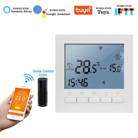 WiFi Smart Thermostat Temperature Controller for Water/Electric floor Heating 