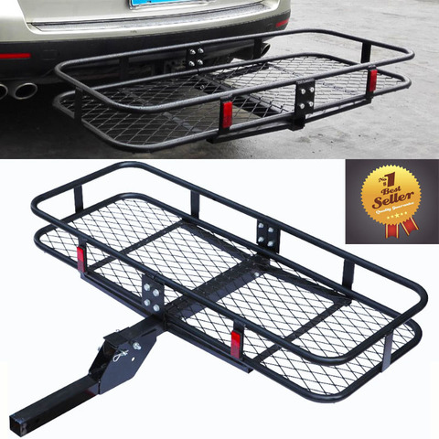 Car Refitted Trailer Type Luggage Rack Folding Luggage Rack Rear Luggage Rack Folding Truck Car Rack Cargo Carrier Bascket ► Photo 1/6