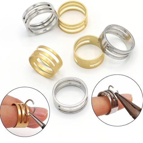 Stainless Steel Copper Jump Ring Opening Closing Finger Jewelry Tools Round Circle Bead Plier For DIY Jewelry Making Tool ► Photo 1/6