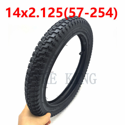 14 Inch 14x2.125(57-254) Inner and Outer Tyre 14x2.125 Pneumatic Wheel Tire for Children Bicycle/Bike Accessories ► Photo 1/6