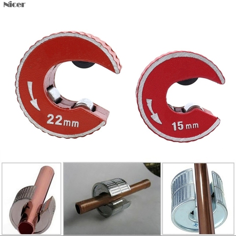 15/22/28mm Mini Round Pipe Tube Cutter Aluminium Alloy Body Self Locking For Copper Tube Aluminium PVC Plastic Pipe Cutting Tool ► Photo 1/6