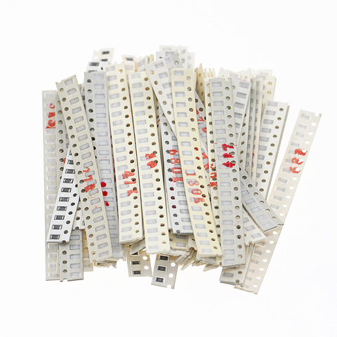 1280Pcs 64 Values 20 Each 1206 SMD Resistor Kit Assorted Kit 0 ohm-10M ohm 5% Sample Kit ► Photo 1/3
