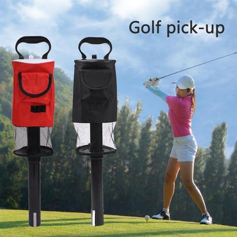 Golf Ball Retriever Bag Portable Golf Ball Shag Bag Ball Picker Easy To Pick Up The Ball hold up to 60 balls Golf Accessories ► Photo 1/6