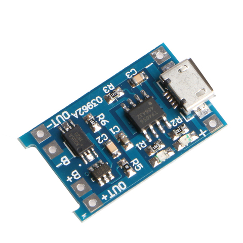 Micro 5V 1A USB 18650 Lithium Battery Charging Board Module+Protection ► Photo 1/6