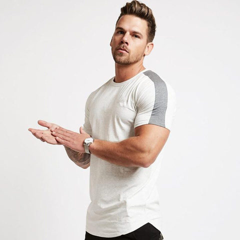 2022 Sport Tshirt Men Gym T Shirt Quick Dry Fit Running Shirt Man Training Fitness T-shirt Sport Top Budybuilding Workout tshirt ► Photo 1/6