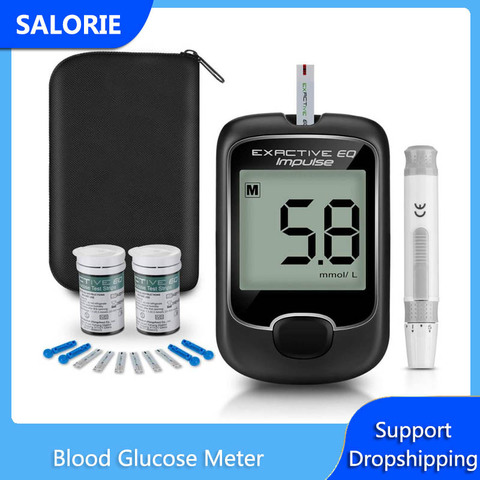 Medical Blood Sugar Tester Diabetes Glucose Meter Glucose Sugar Testing Machine Test Strips Diabetes Lancets Blood Test Finger ► Photo 1/6