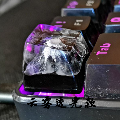 1pc handmade customized SA profile resin key cap for MX switches mechanical keyboard creative resin keycap for Mount Fuji ► Photo 1/6
