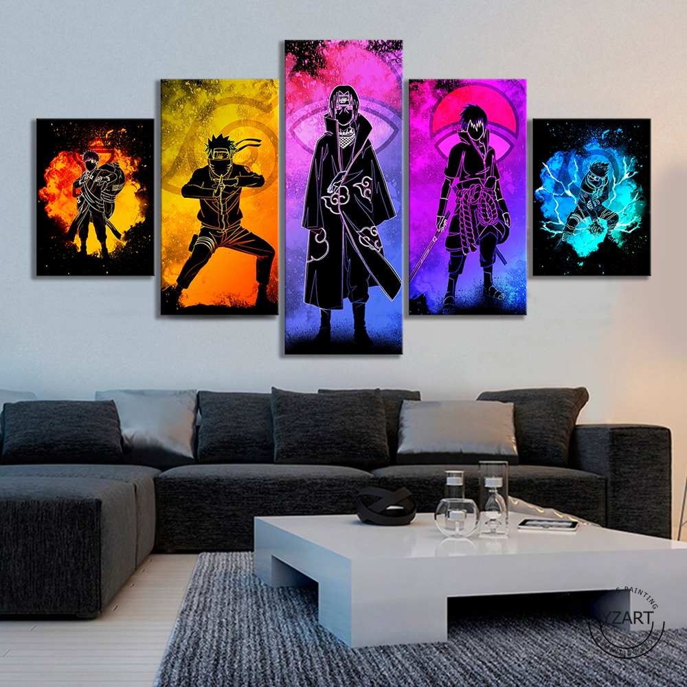 Canvas Artwork Painting Naruto Haruno Sakura Character Picture Print Wall  Classic Modular Prints Children's Bedroom Decor